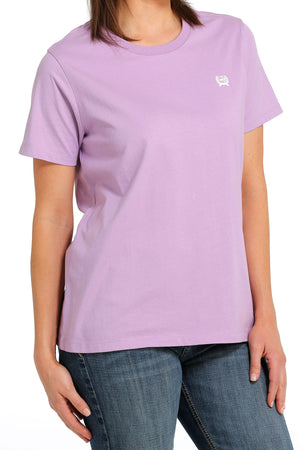 CINCH Women's Lilac Short Sleeve Tee