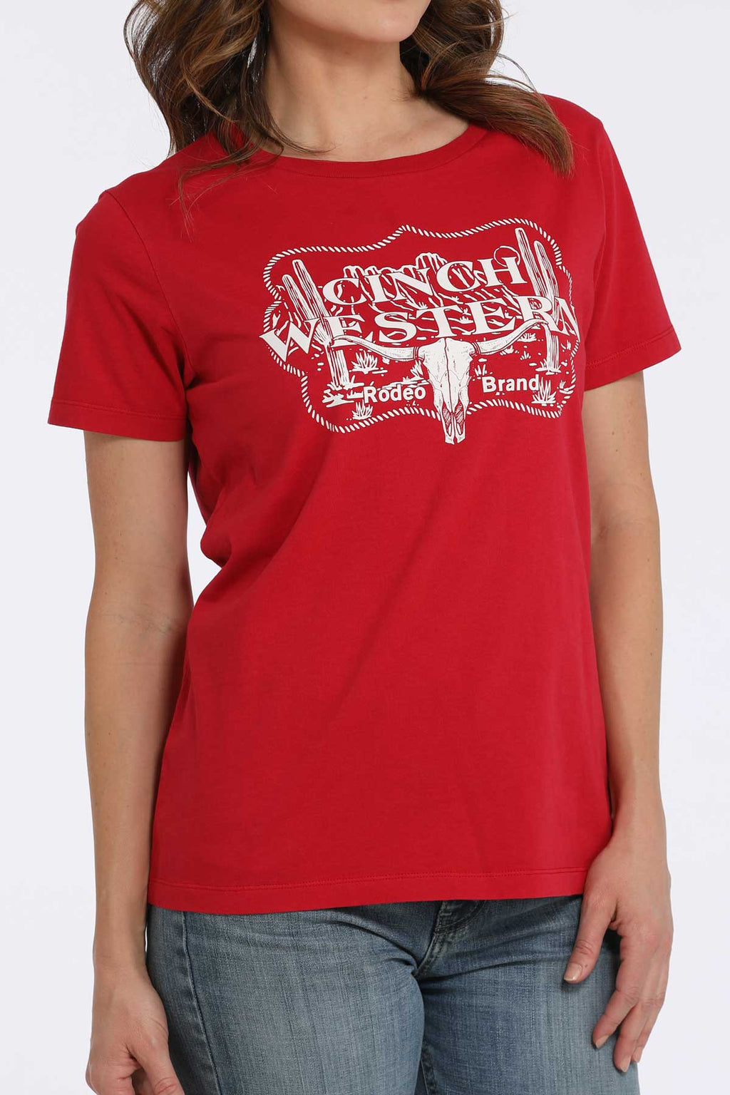 CINCH Women's Red Tee
