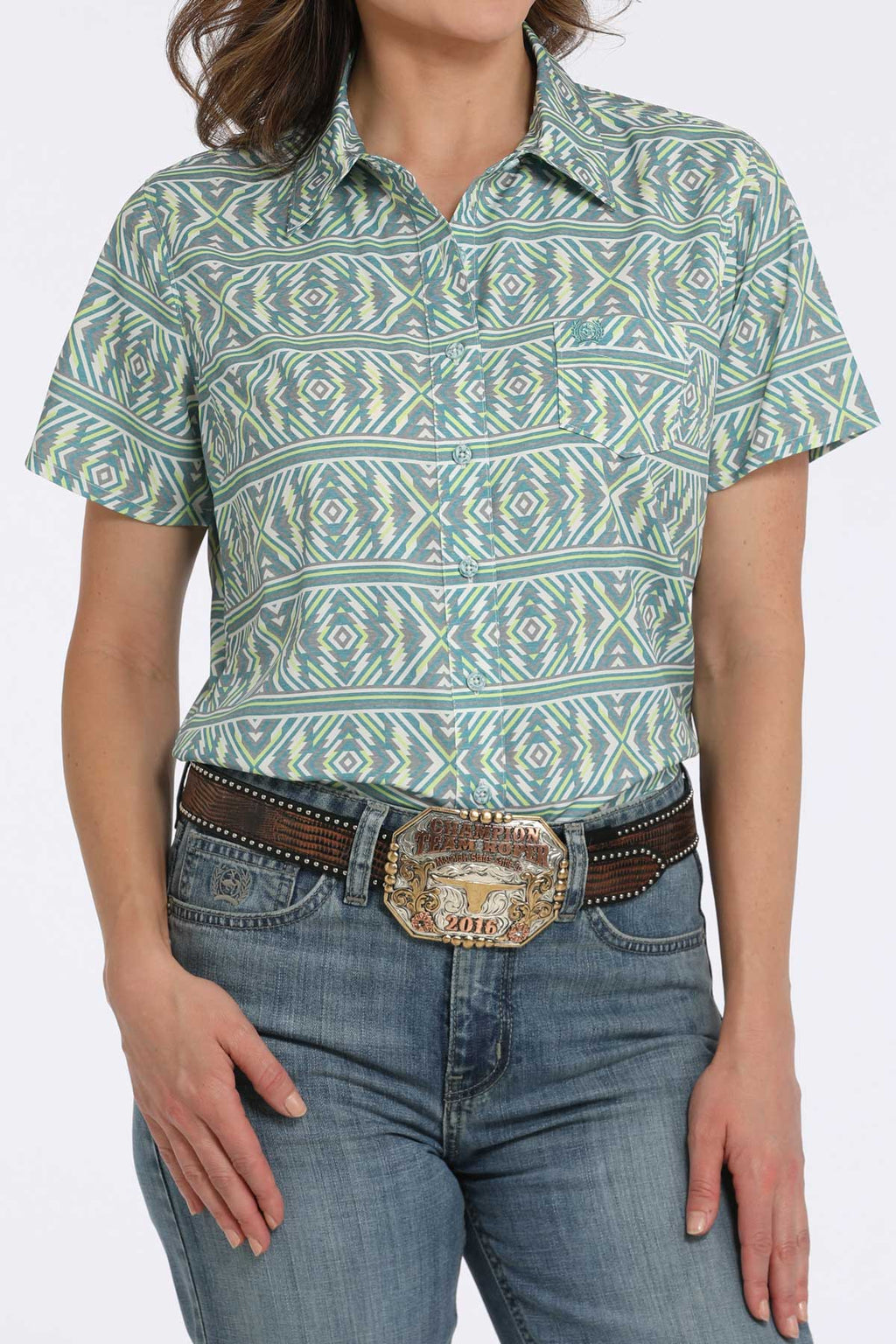 CINCH Women's ARENAFLEX Western Button-Down Shirt