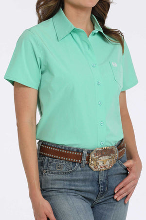 CINCH Women's ARENAFLEX Short Sleeve Western Button-Down Shirt