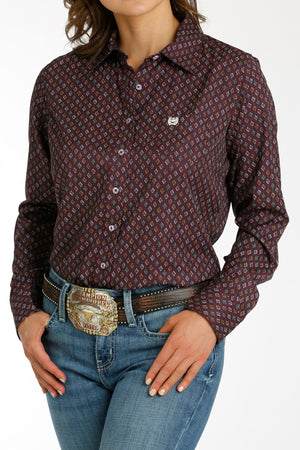 CINCH Women’s Purple ArenaFlex Button-Down Western Shirt