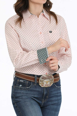 CINCH Women's Geometric Print Button-Down Western Shirt