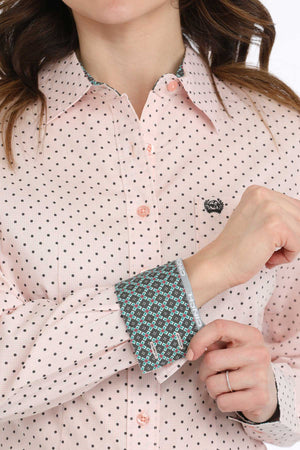 CINCH Women's Geometric Print Button-Down Western Shirt