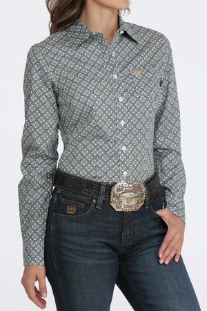CINCH Women's Long Sleeve Button-Down Western Shirt