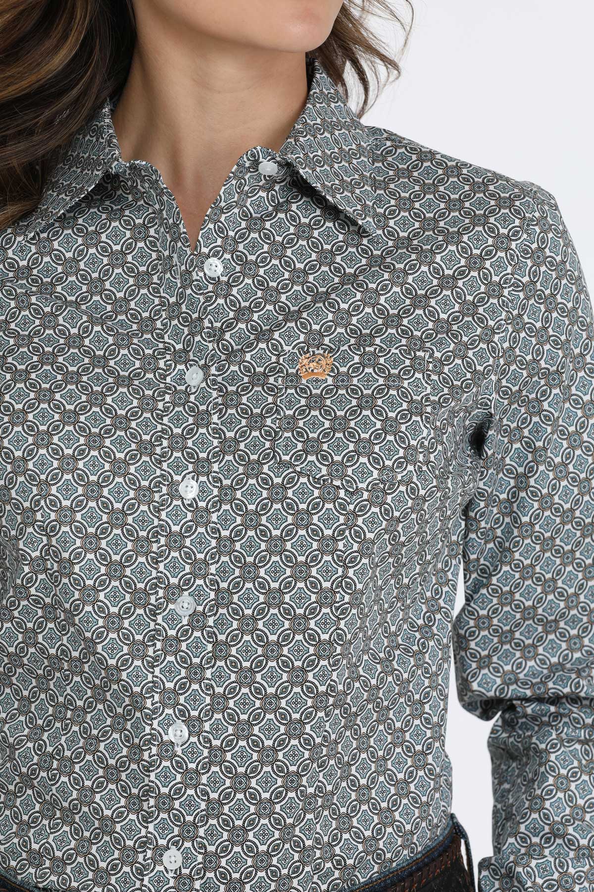 CINCH Women's Long Sleeve Button-Down Western Shirt