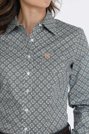 CINCH Women's Long Sleeve Button-Down Western Shirt