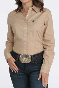 CINCH Women's L/S Print Western Button-Down Shirt