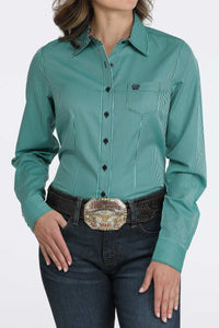CINCH Women's L/S Print Western Button-Down Shirt