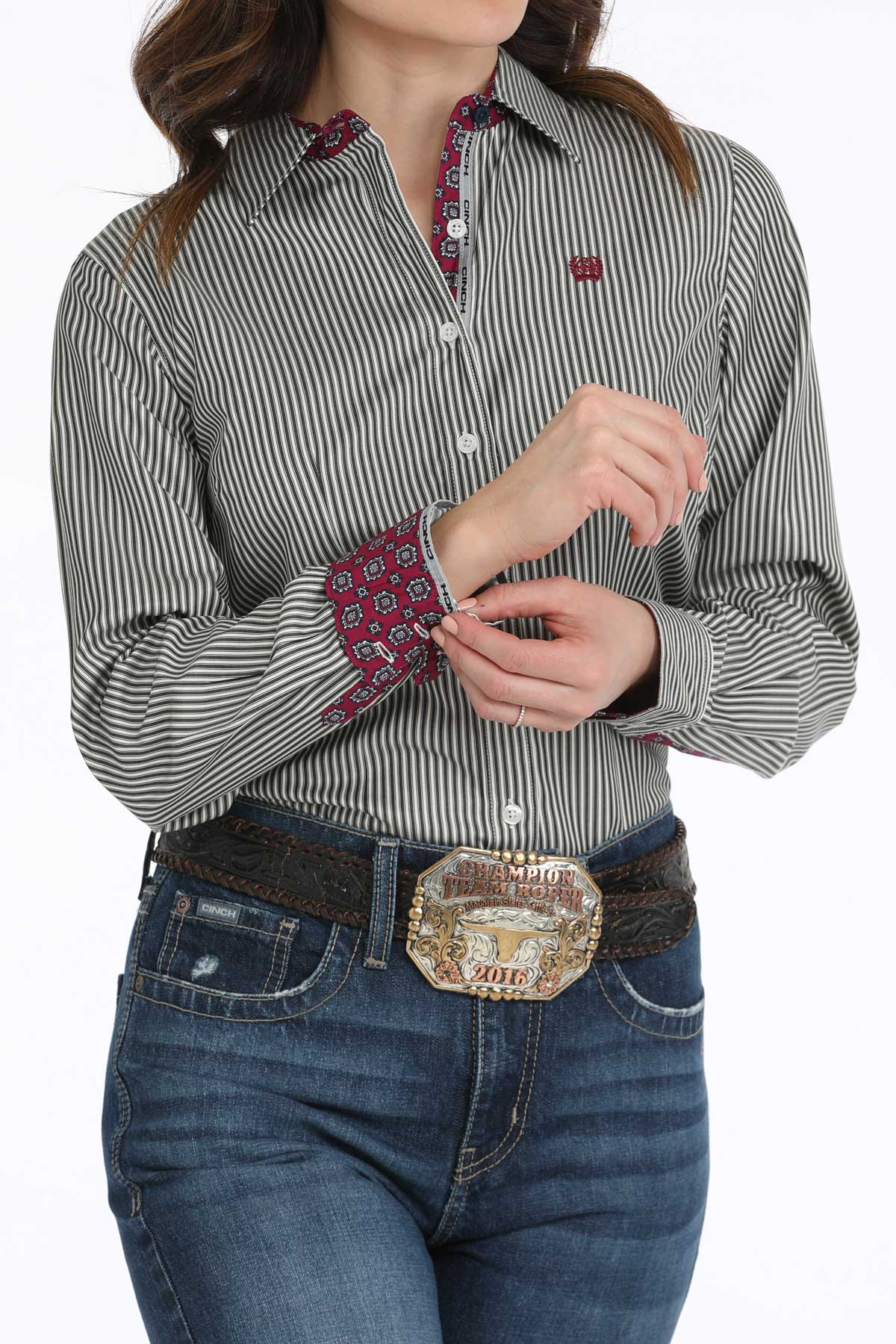 CINCH Women's Tencel Button-Down Western Shirt