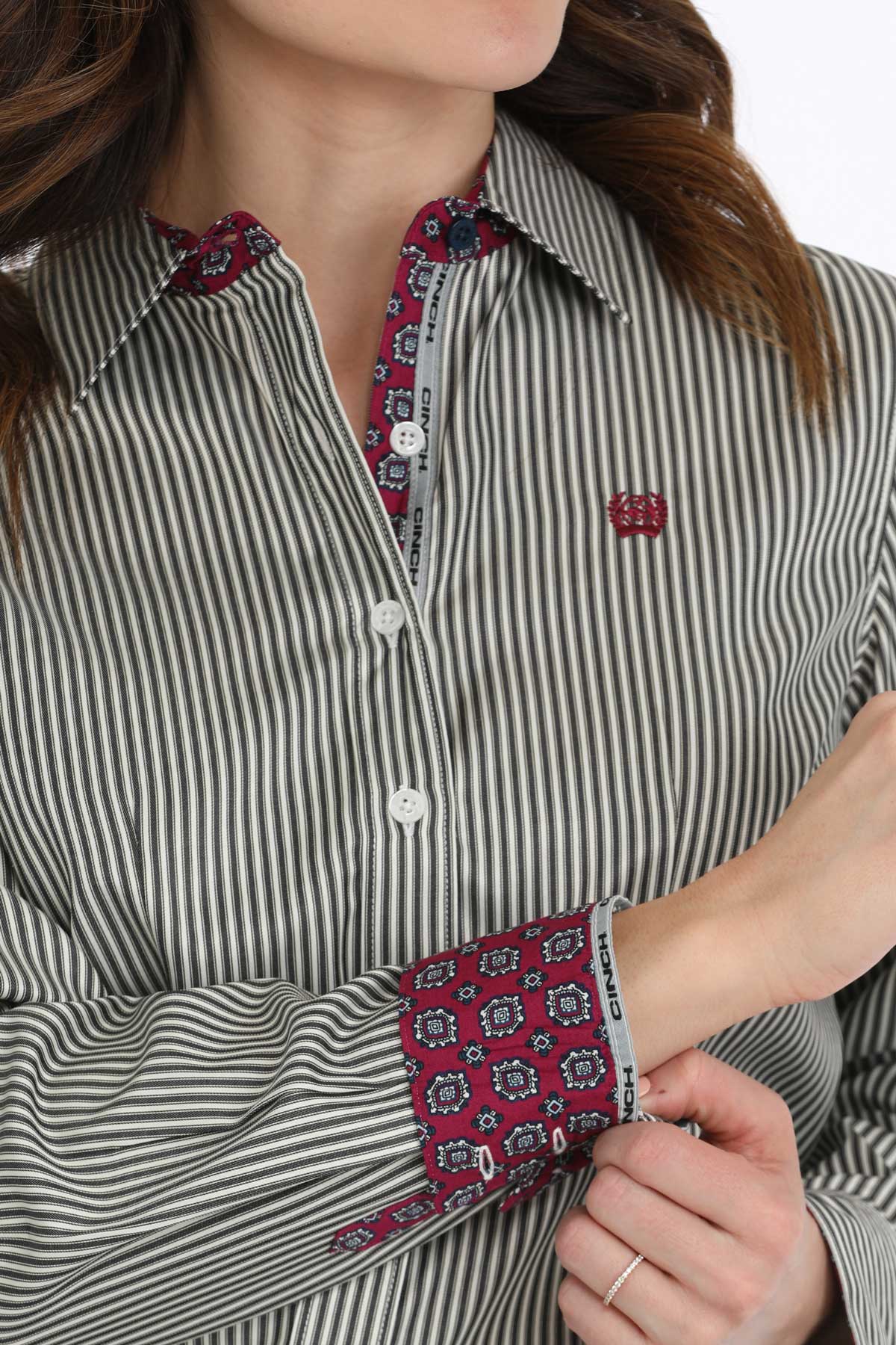 CINCH Women's Tencel Button-Down Western Shirt