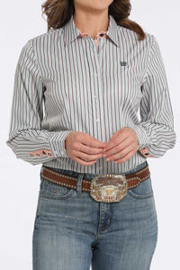 CINCH Women's Stripe Western Button-Down Shirt