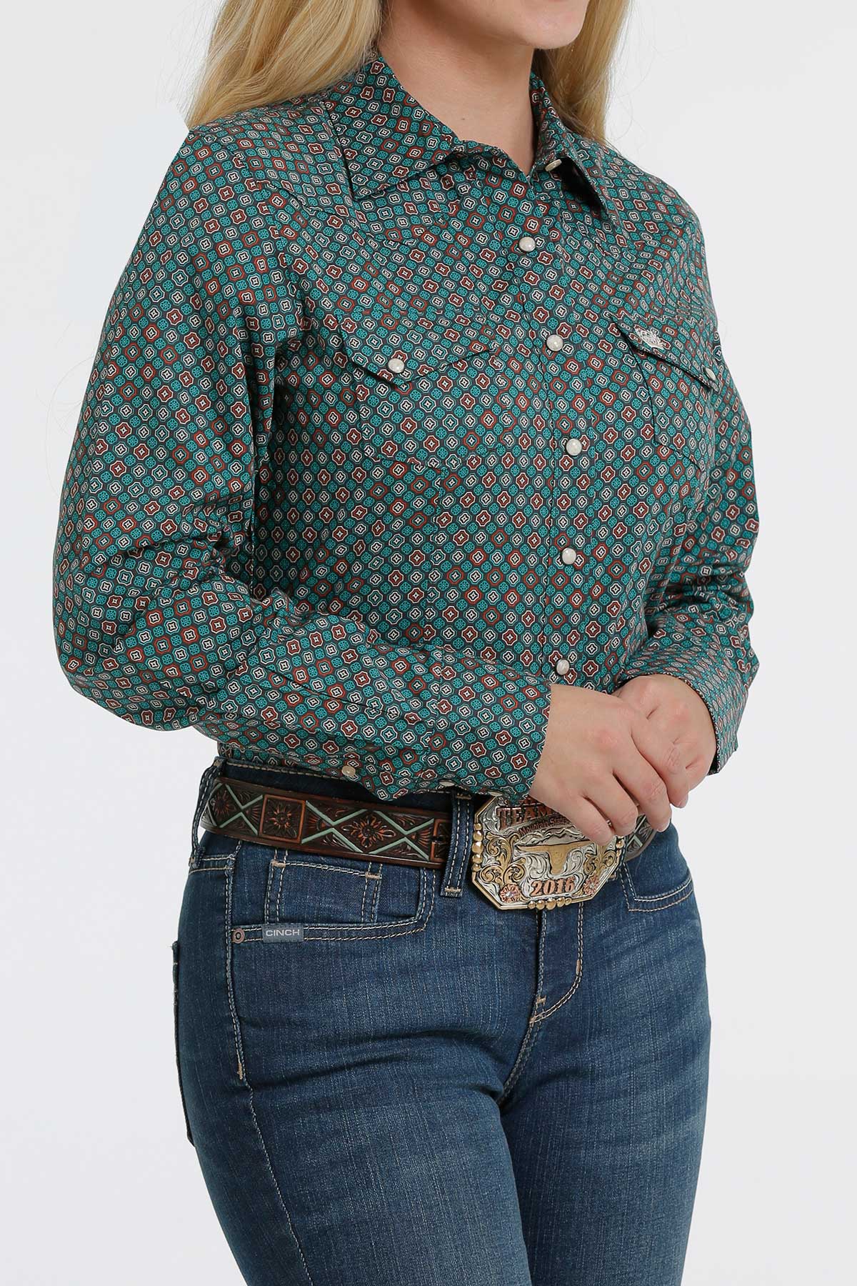 CINCH Women’s Button-Down Western Shirt