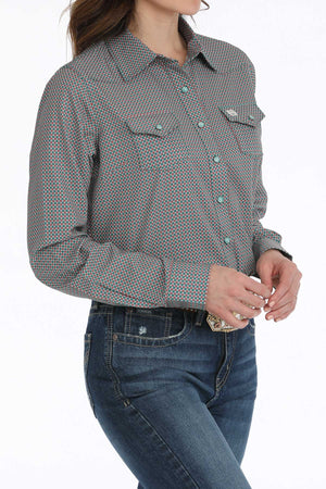 CINCH Women's ArenaFlex Medallion Snap Front Western Shirt