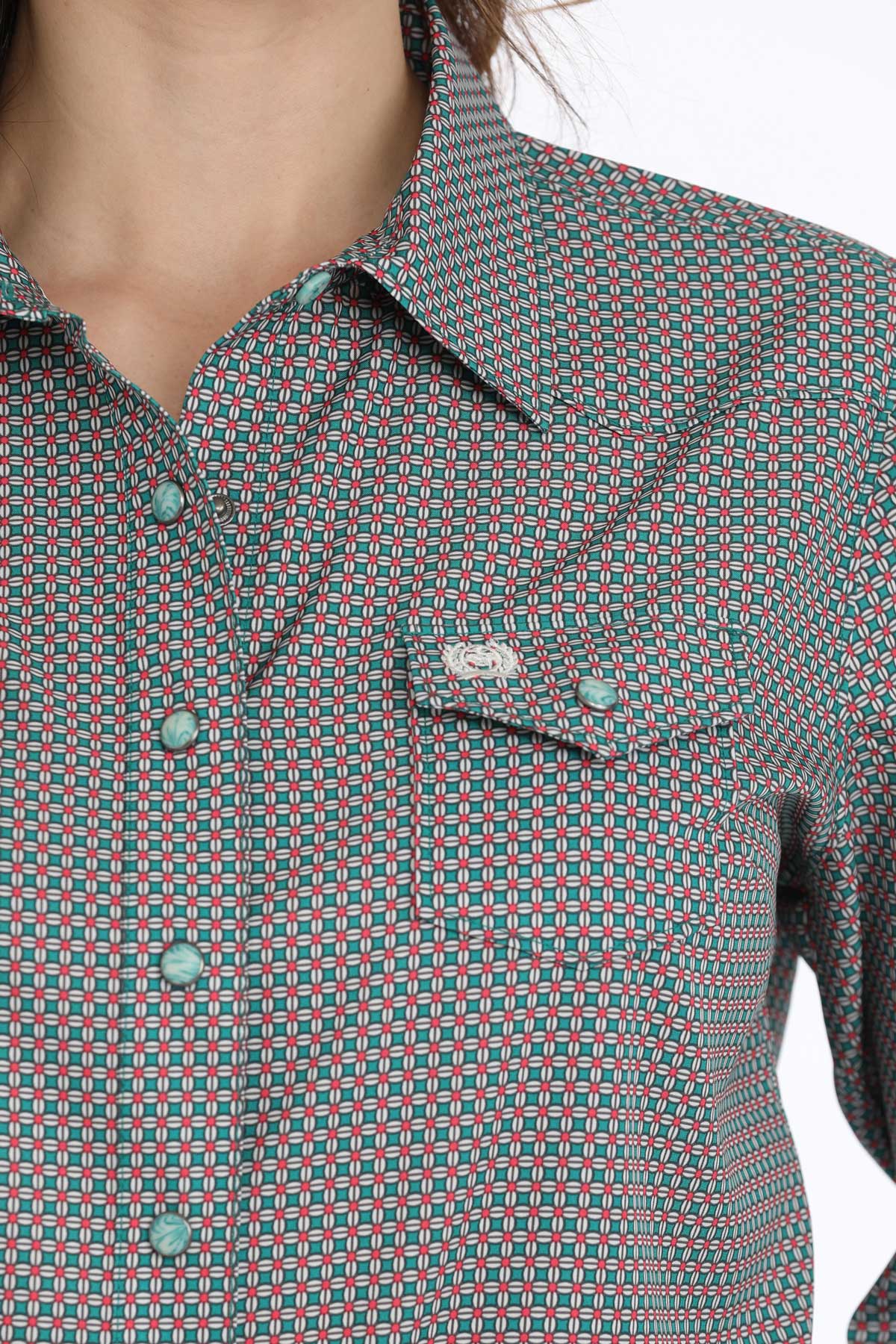 CINCH Women's ArenaFlex Medallion Snap Front Western Shirt