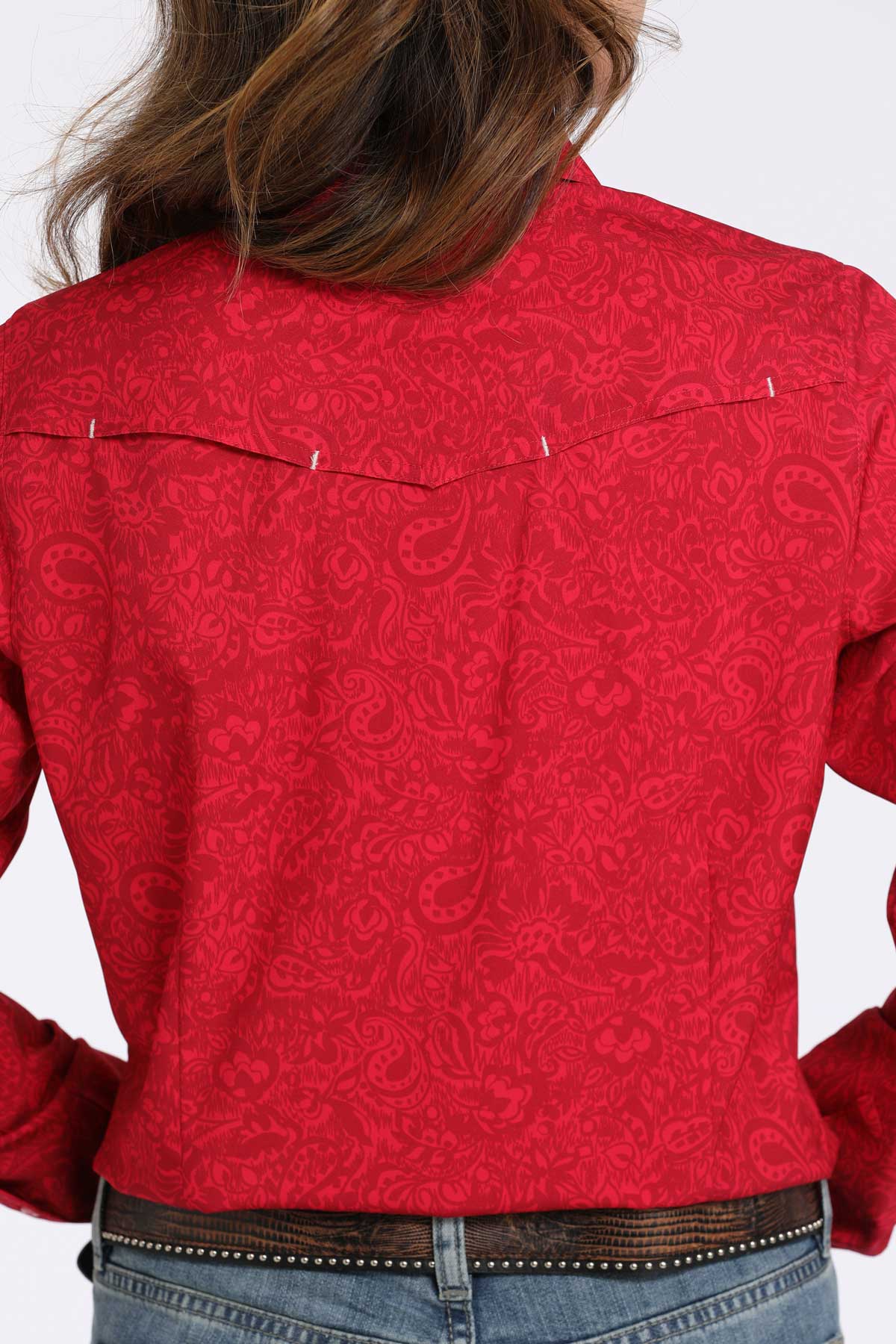 CINCH Women's ARENAFLEX Pink Western Button-Down Shirt