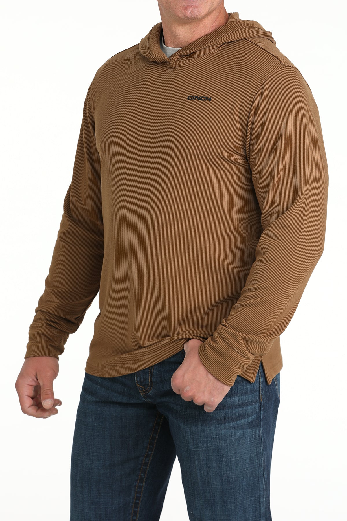 CINCH Men's Brown Hoodie