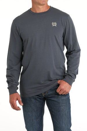 CINCH Men's Blue Long Sleeve Tee