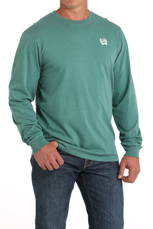 CINCH Men's Green Long Sleeve Tee