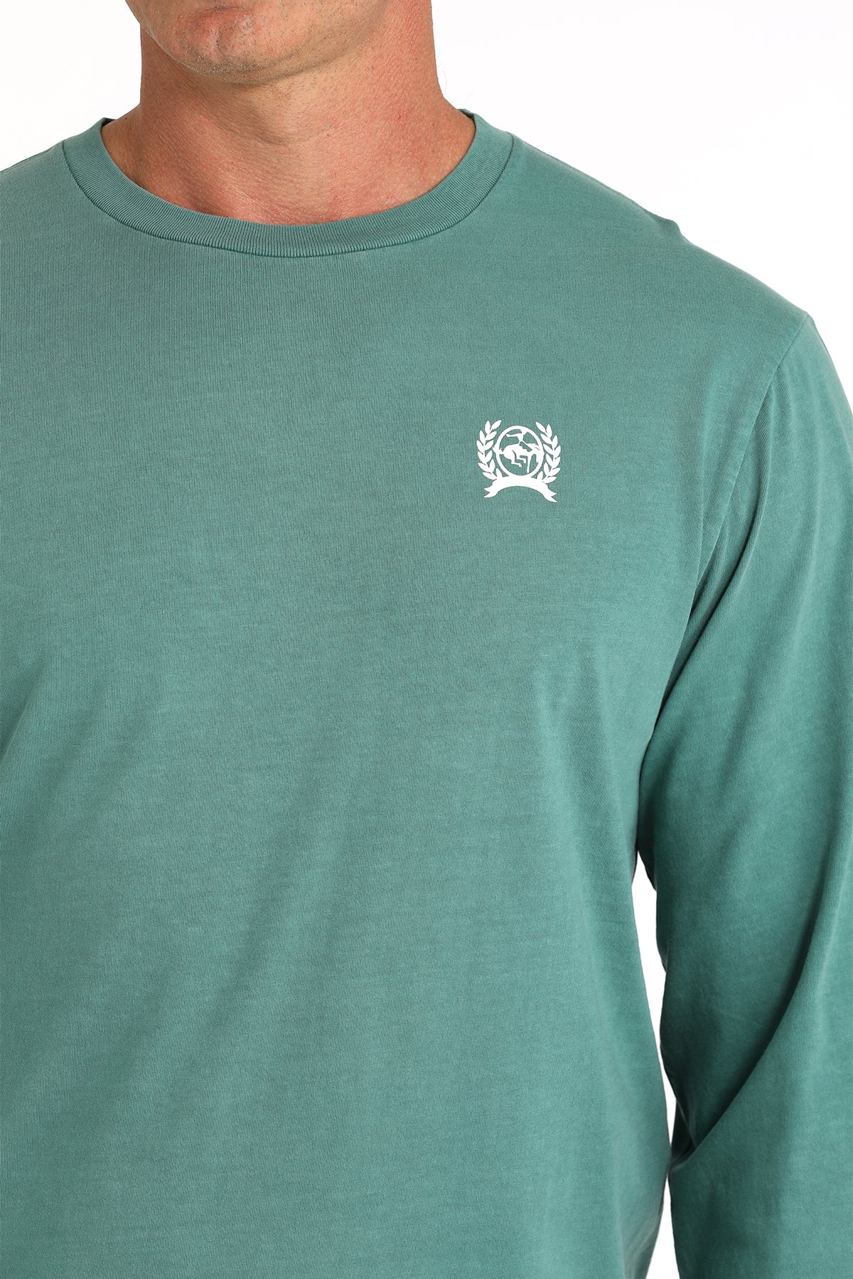 CINCH Men's Green Long Sleeve Tee