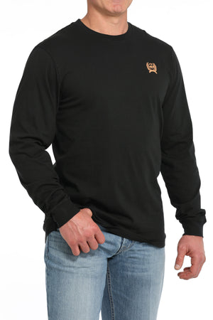 CINCH Men's Black Long Sleeve Tee