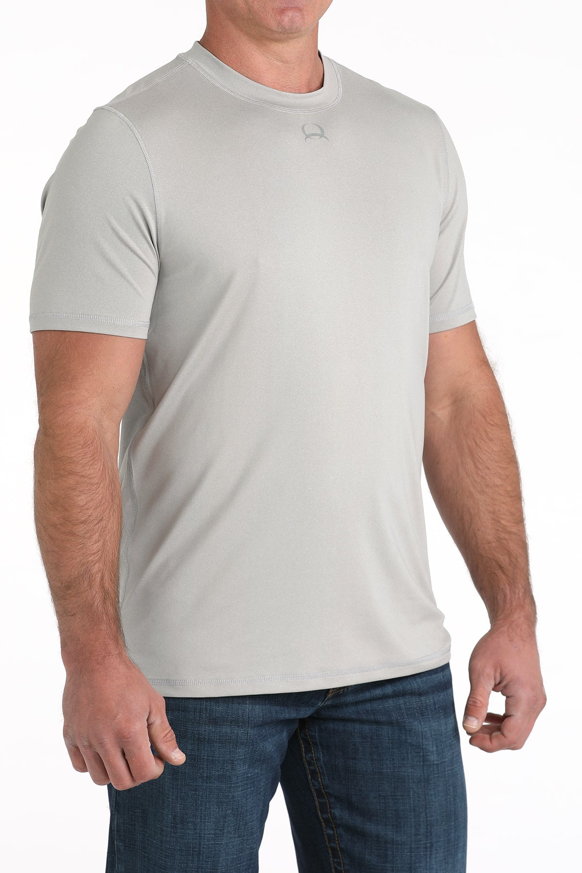 CINCH Men's Arenaflex Grey Athletic Tee