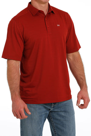 CINCH Men's ARENAFLEX Red Polo