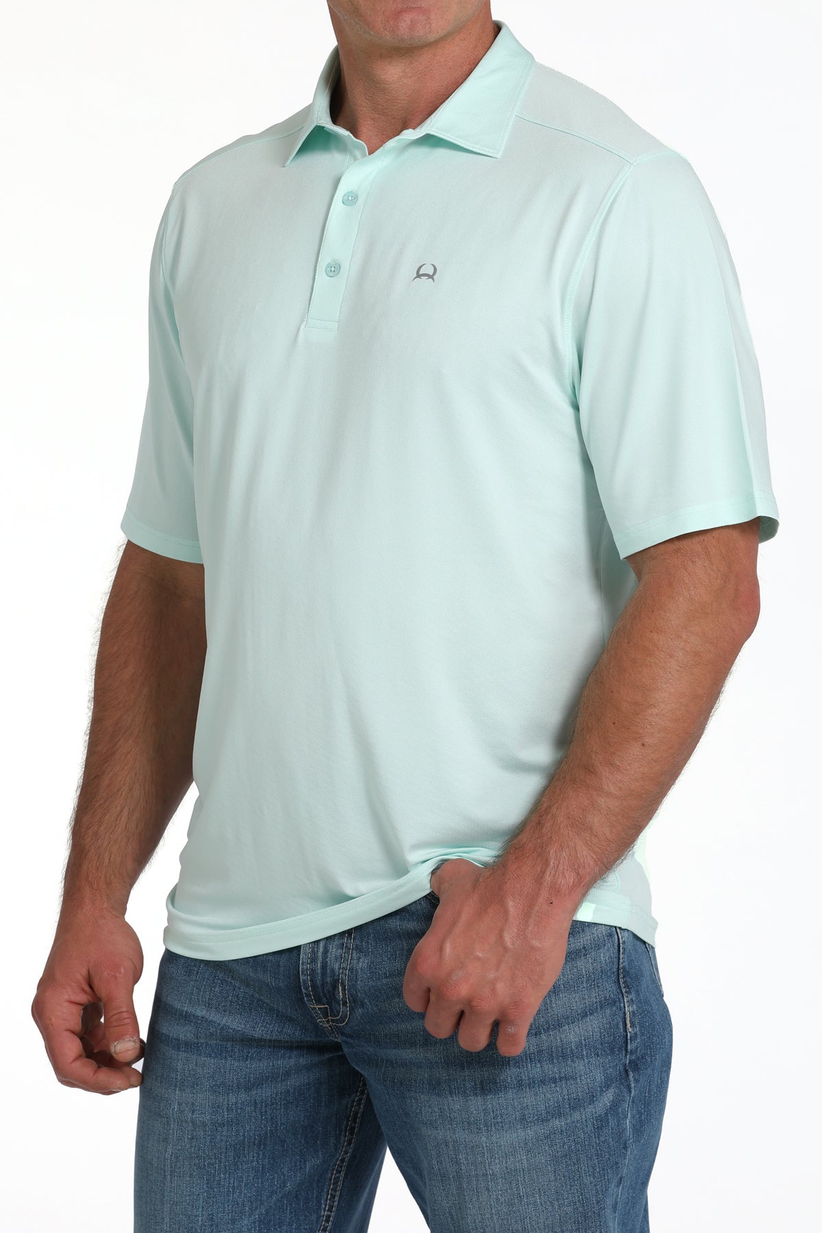 CINCH Men's Light Blue ARENAFLEX Polo