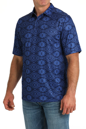 CINCH Men's Royal Blue S/S ARENAFLEX Polo