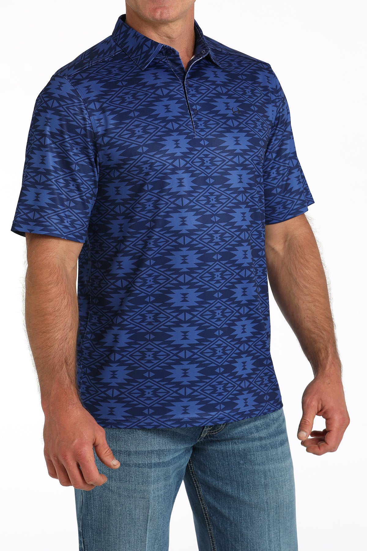 CINCH Men's Royal Blue S/S ARENAFLEX Polo