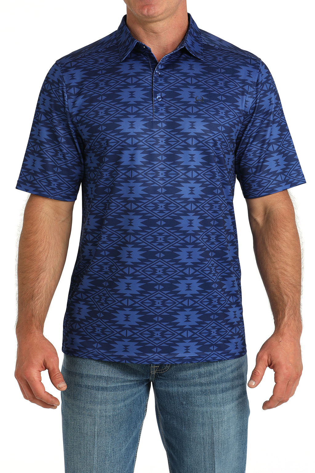 CINCH Men's Royal Blue S/S ARENAFLEX Polo