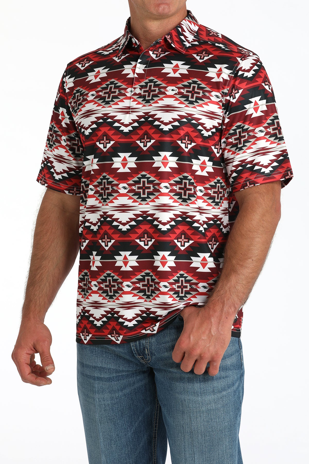 CINCH Men's S/S ARENAFLEX Polo