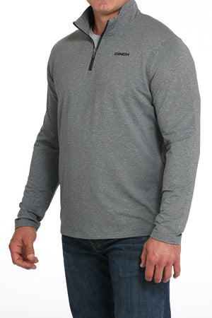 CINCH Men's Charcoal 1/4 Zip Pullover
