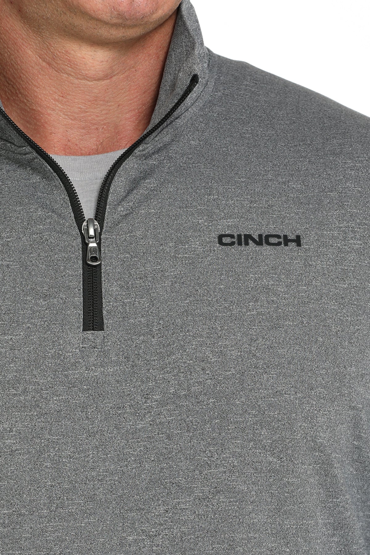 CINCH Men's Charcoal 1/4 Zip Pullover