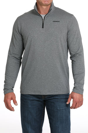 CINCH Men's Charcoal 1/4 Zip Pullover