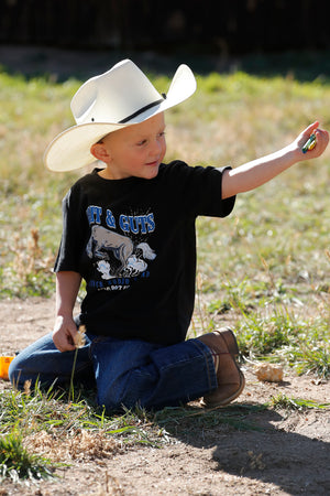 CINCH Toddler Black Tee