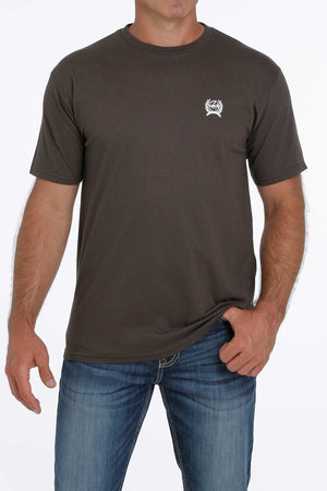 CINCH Men's Brown S/S Tee