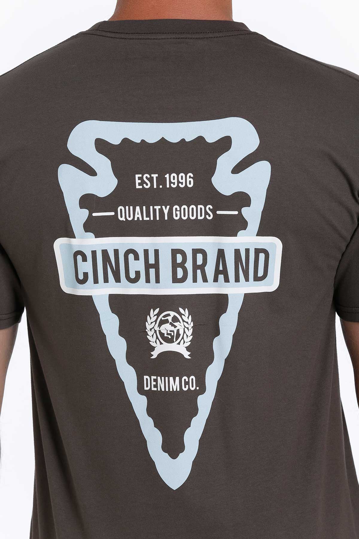 CINCH Men's Brown S/S Tee