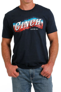 CINCH Men's Heather Navy Tee