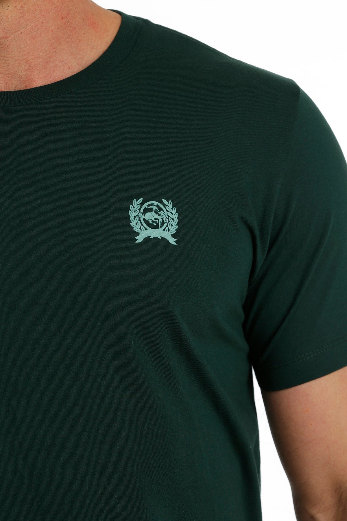 CINCH Men's Green Short Sleeve Tee