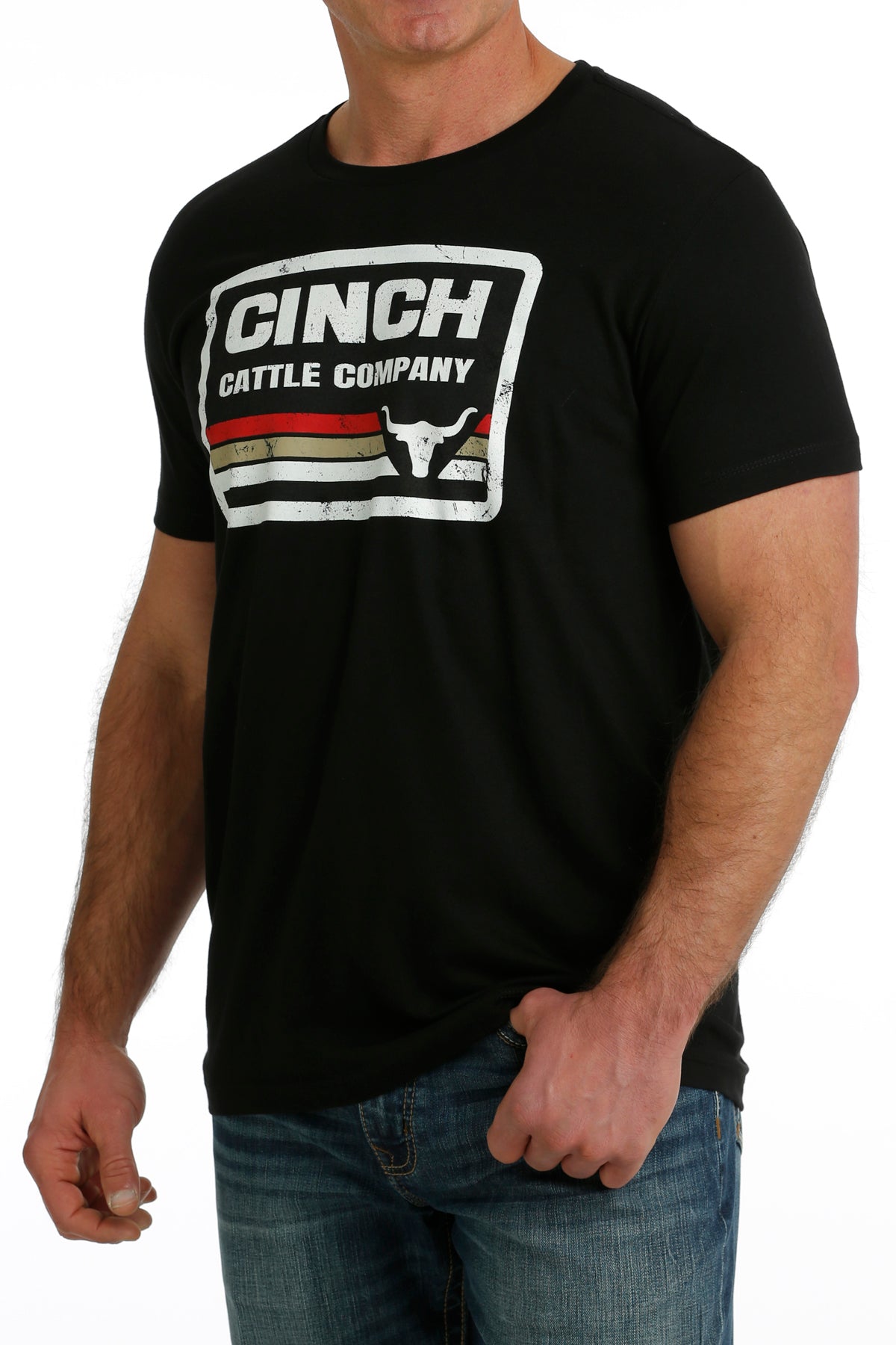 CINCH Men's Black Short Sleeve Tee