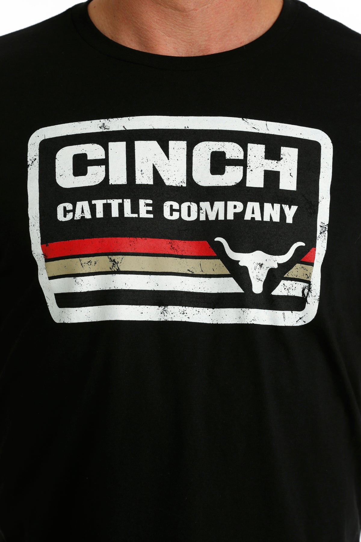 CINCH Men's Black Short Sleeve Tee