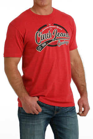 CINCH Men's Red Tee