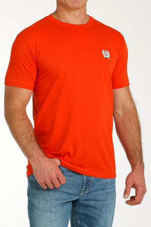 CINCH Men's Red Short Sleeve Tee