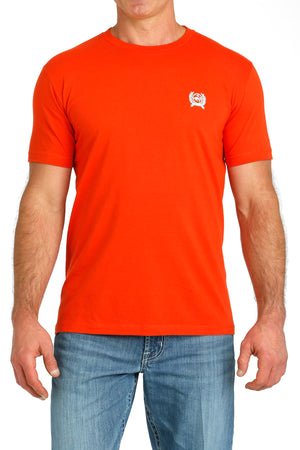 CINCH Men's Red Short Sleeve Tee