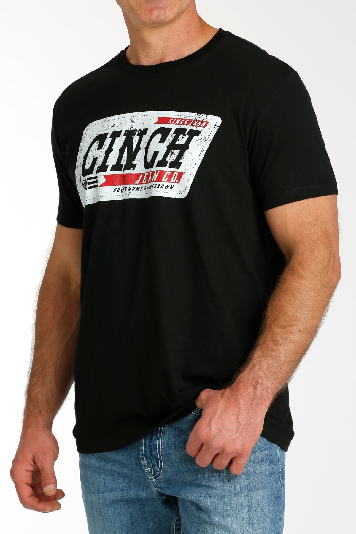 CINCH Men's Black Short Sleeve Tee