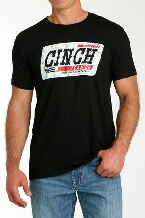 CINCH Men's Black Short Sleeve Tee