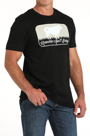 CINCH Men's Black Short Sleeve Tee