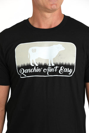 CINCH Men's Black Short Sleeve Tee