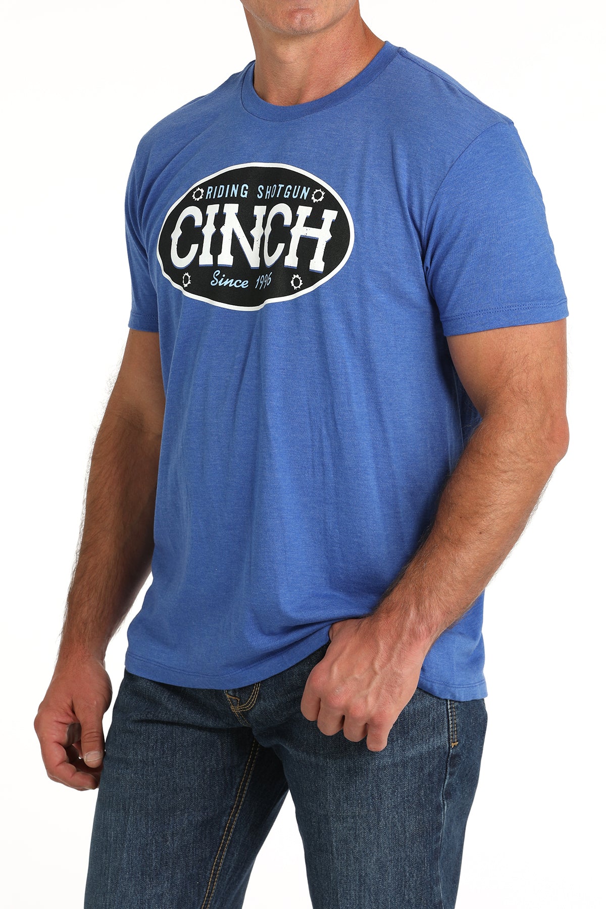 CINCH Men's Royal Blue Short Sleeve Tee