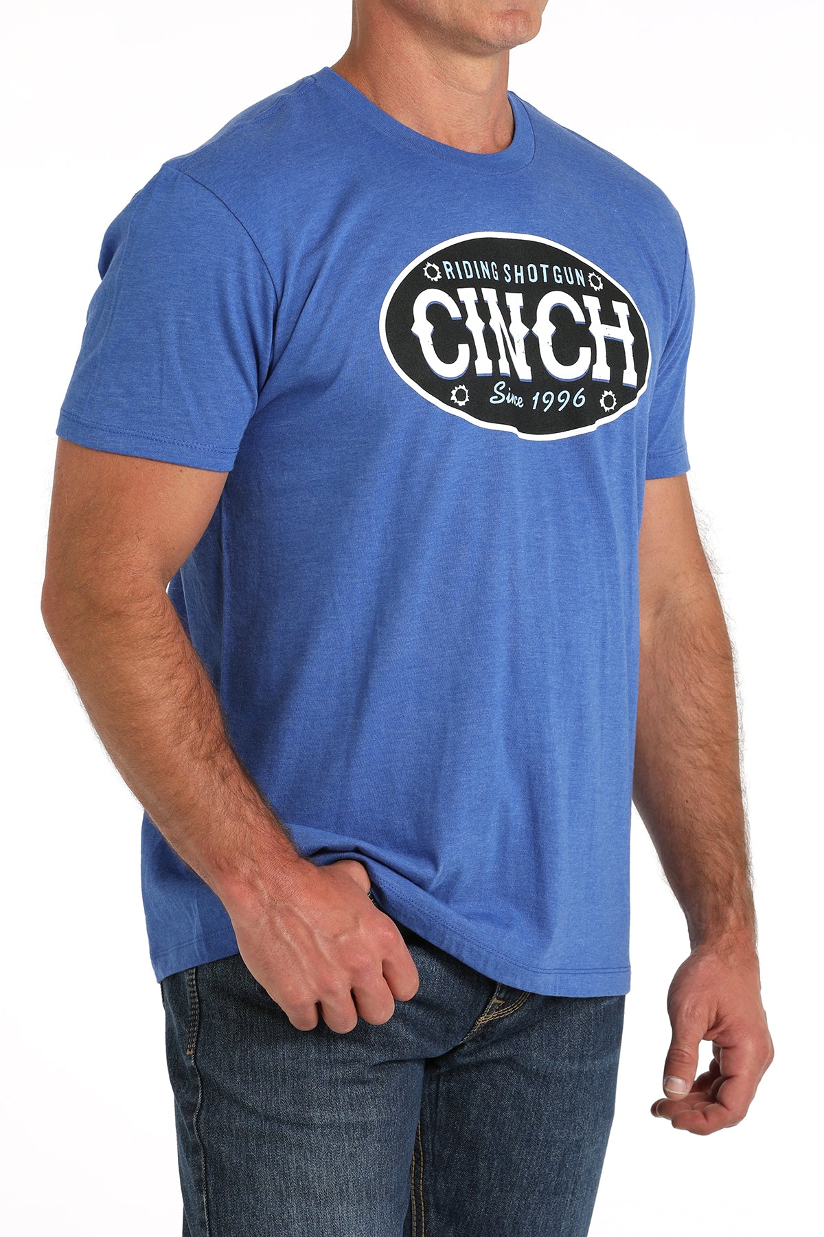 CINCH Men's Royal Blue Short Sleeve Tee